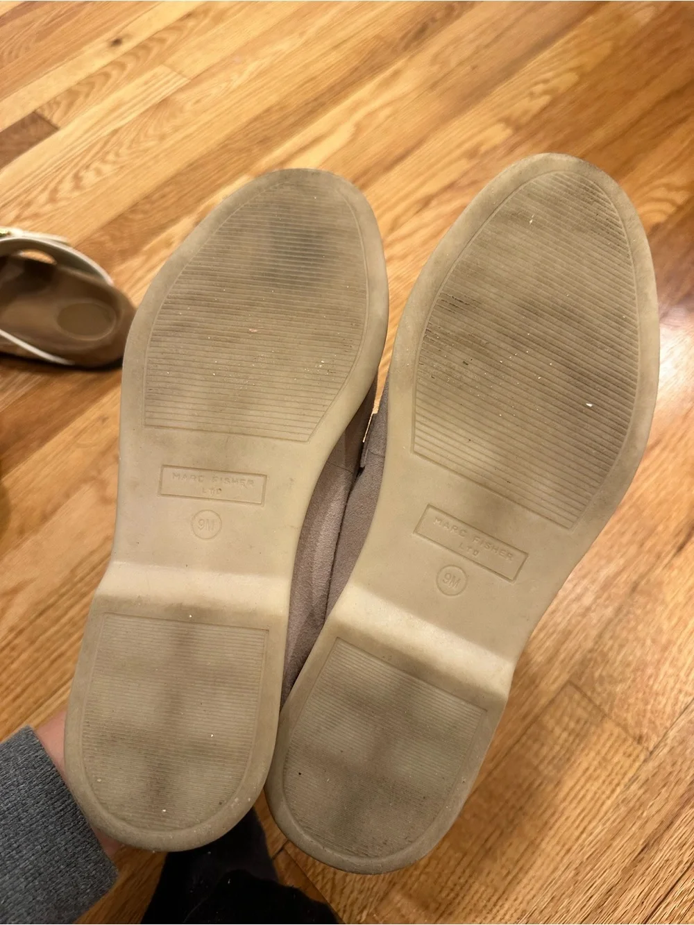 Marc fisher Suede Tassel Loafers in Light Taupe - Slip-On Dress Loafers